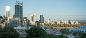 Perth City from Kings Park, NYE 2014