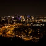Perth city lights, NYE 2014